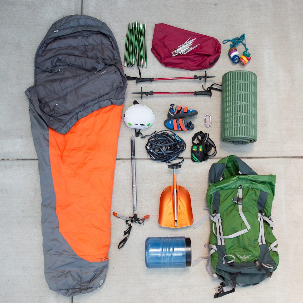 	
hiking tools