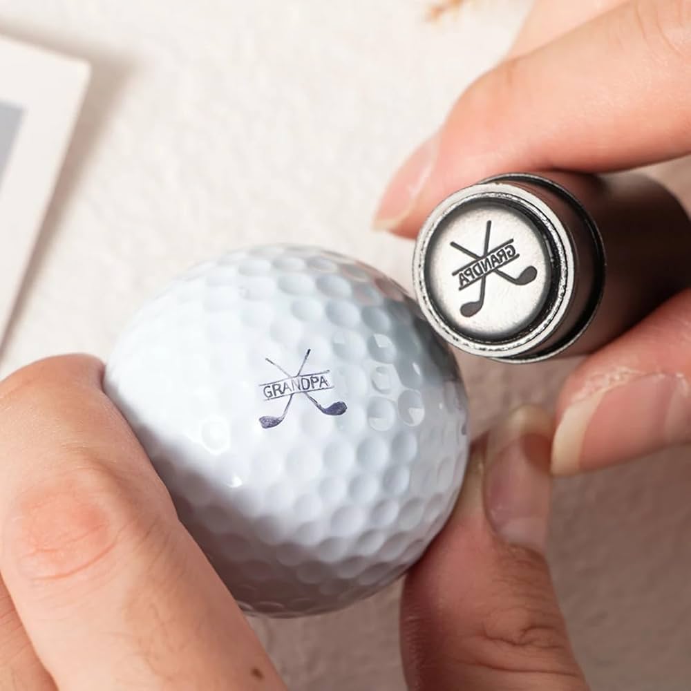 golf ball stamp custom